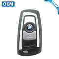 2013-2018 BMW 7 / 5 / 3 Series / 3-Button Smart Key / YGOHUF5767 / FEM / 433 Mhz - Silver Trim (OEM)