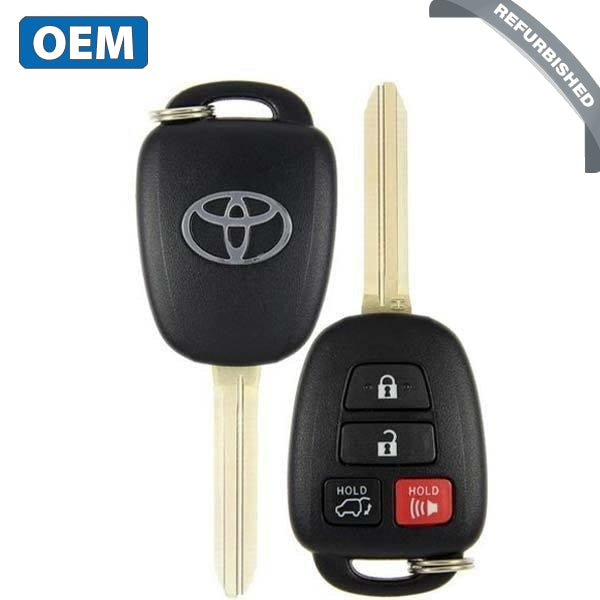 2013-2018 Toyota RAV4 / 4-Button Remote Head Key / PN: 89070-42830 / HYQ12BDM / H Chip (OEM Refurb)