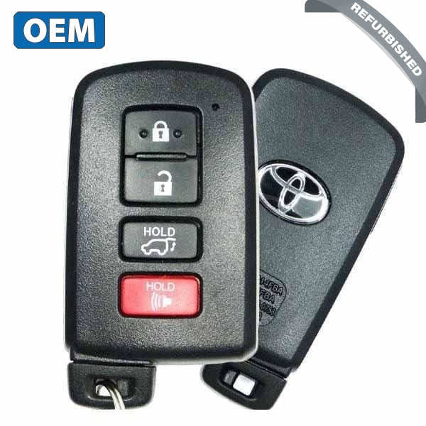 2013-2018 Toyota RAV4 / 4-Button Smart Key / PN: 89904-0R080 / HYQ14FBA-0020 (OEM Refurb)