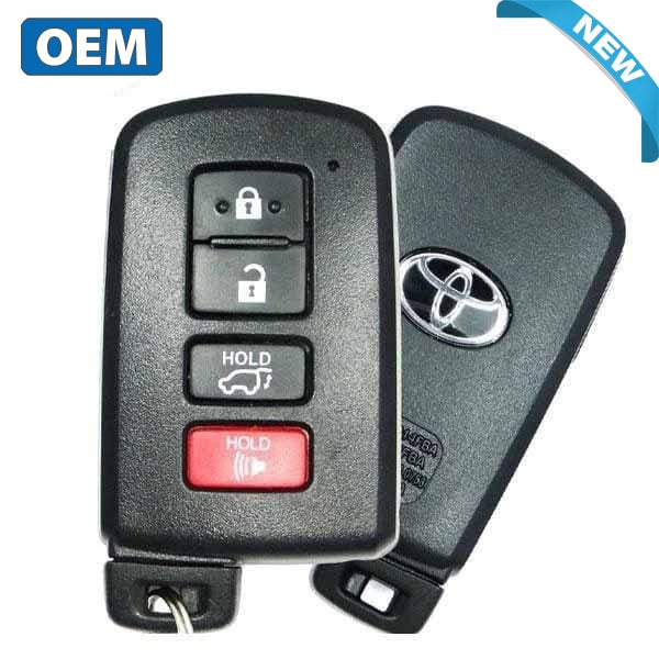 2013-2018 Toyota RAV4 / 4-Button Smart Key / PN: 89904-0R080 / HYQ14FBA-0020 (OEM)
