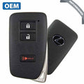 2015-2020 Lexus / 3-Button Smart Key / PN: 89904-78460 / HYQ14FBA / AG Board (OEM Refurb)