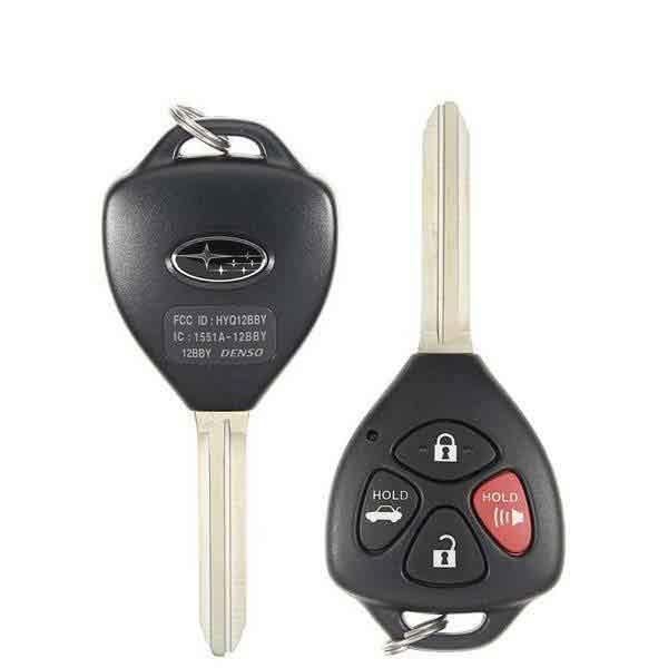 2013-2019 Subaru BRZ / 4-Button Remote Head Key / PN: 57497-CA110 / HYQ12BBY / Chip G (OEM Refurb)