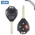 2013-2019 Subaru BRZ / 4-Button Remote Head Key / PN: 57497-CA110 / HYQ12BBY / Chip G (OEM Refurb)