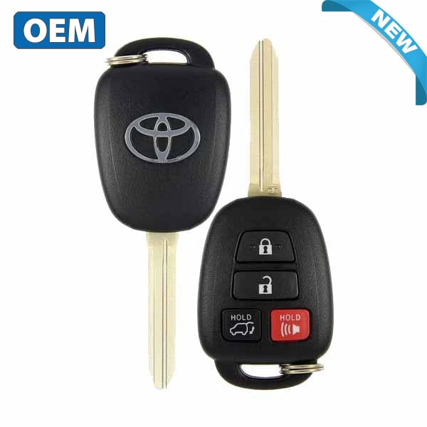 2013-2019 Toyota RAV4 / 4-Button Remote Head Key / PN: 89070-0R101 / GQ4-52T (H Chip) (USA) (OEM)