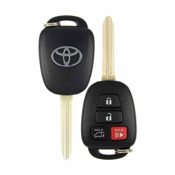 2013-2019 Toyota RAV4 / 4-Button Remote Head Key / PN: 89070-0R101 / GQ4-52T (H Chip) (USA) (OEM)