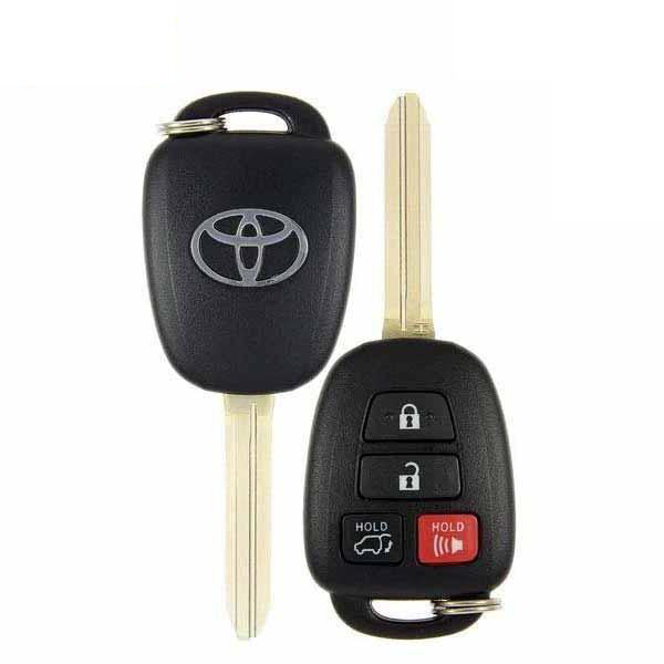 2013-2019 Toyota Rav4 Highlander Sequoia / 4-Button Remote Head Key / 89070-0R101 / GQ4-52T (H-Chip) (OEM)