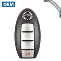 2013 Nissan Sentra / 4-Button Smart Key / PN:  285E3-3AA0A / CWTWB1U815 (OEM Refurb)