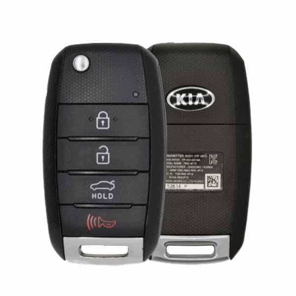 2014-2015 Kia Optima / 4-Button Flip Key / PN: 95430-2T560 / NYODD4TX1306-TFL (OEM)