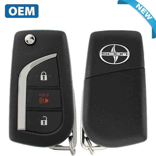 2014-2015 Scion tC / 3-Button Flip Key / PN: 89070-21150 / MOZB95TH (G Chip) (OEM)
