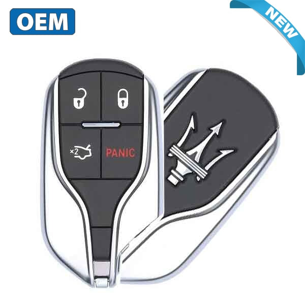 2014-2016 Maserati Ghibli / Quattroporte / 4-Button Smart Key w/ Panic / PN: 5923545 / M3N-7393490 (OEM)