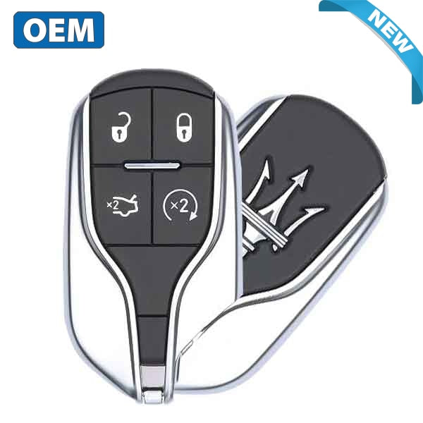 2014-2016 Maserati Ghibli / Quattroporte / 4-Button Smart Key w/ Remote Start / PN: 5923336 / M3N-7393490 (OEM)