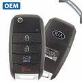 2014-2017 Kia Rio / 4-Button Flip Key / PN: 95430-1W023 / TQ8-RKE3F05 (UB14MY) (OEM Refurb)