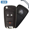 2014-2018 Buick Encore / 3-Button Flip Key / PN: 13565812 / AVL-B01TAC / OHT01060512 (OEM Refurb)