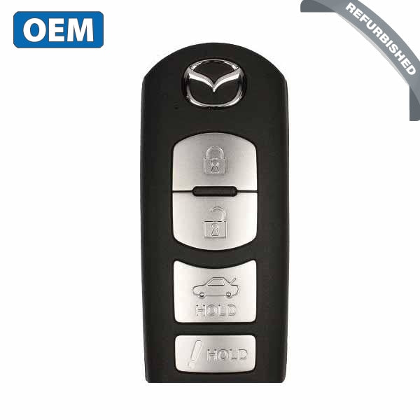 2014-2019 Mazda / 4-Button Smart Key / PN: GJY9-67-5DY / WAZSKE13D02 (OEM Refurb)