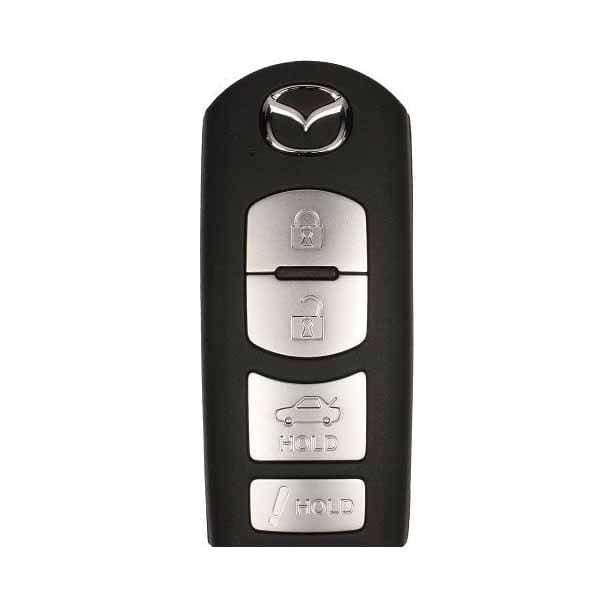 2014-2019 Mazda / 4-Button Smart Key / PN: GJY9-67-5DY / WAZSKE13D02 (OEM Refurb)