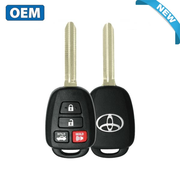 2014-2019 Toyota Camry Corolla / 4-Button Remote Head Key / PN: 89070-02A50 / HYQ12BDP (CANADIAN VEHICLES) (OEM)