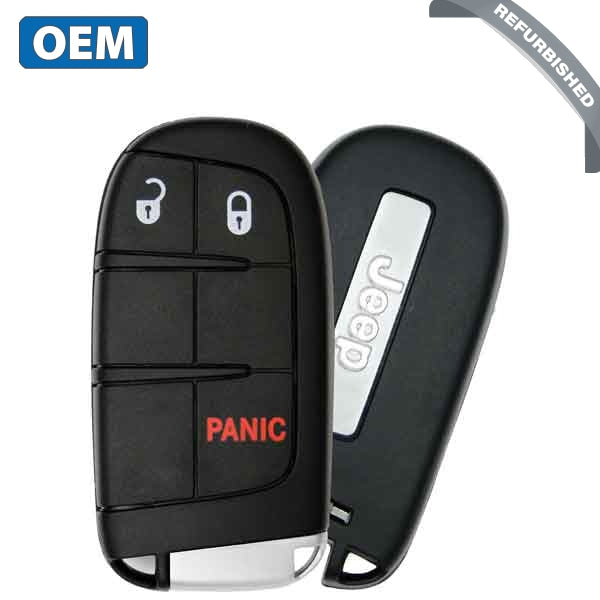 2014-2023 Jeep Grand Cherokee / 3-Button Smart Key / PN: 68143502AB / M3N40821302 (OEM Refurb)