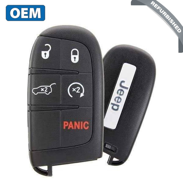 2014-2023 Jeep Grand Cherokee / 5-Button Smart Key / PN: 68143505AC / M3N40821302 (OEM Refurb)