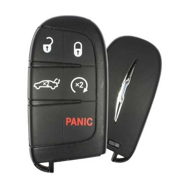 2015-2023 Chrysler 200 / 300﻿﻿ / 5-Button Smart Key / PN: 68155687AA - 68394191AA / M3M-40821302 (OEM)