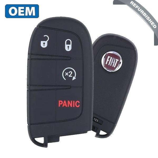 2015-2017 Fiat 500 / 4-Button Smart Key / PN: 735637066 / M3N-40821302 (OEM Refurb)