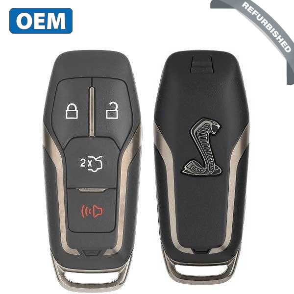 2015-2017 Ford Mustang / 4-Button Smart Key / PN: 164-R8143 / M3N-A2C31243800 (1 WAY) (OEM Refurb)