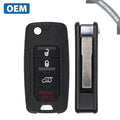 2015-2018 Jeep Renegade / 4-Button Flip Key / PN: FI5-AM433TX / 2ADFTFI5AM433TX (4A Chip) (OEM Refurb)