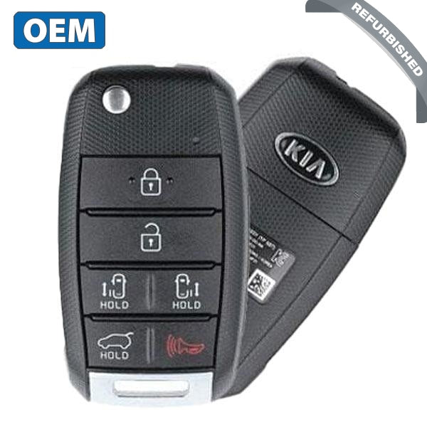 2015-2018 Kia Sedona / 6-Button Flip Key / PN: 95430-A9300 / TQ8-RKE-4F21 (YP 6BT) (OEM Refurb)
