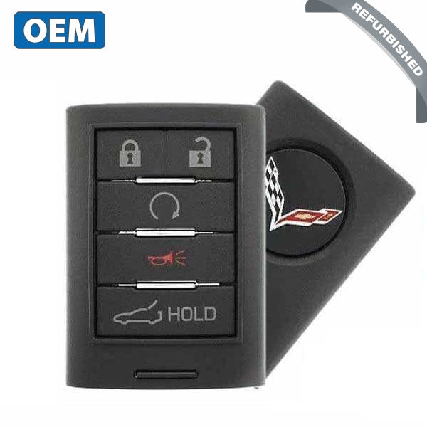 2015-2019 Chevrolet Corvette / 5-Button Smart Key / PN: 23465951 / NBGGD9C04 (OEM Refurb)