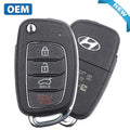 2015-2019 Hyundai Tucson / 4-Button Remote Flip Key / PN: 95430-D3010 / TQ8-RKE-4F25 (OEM)
