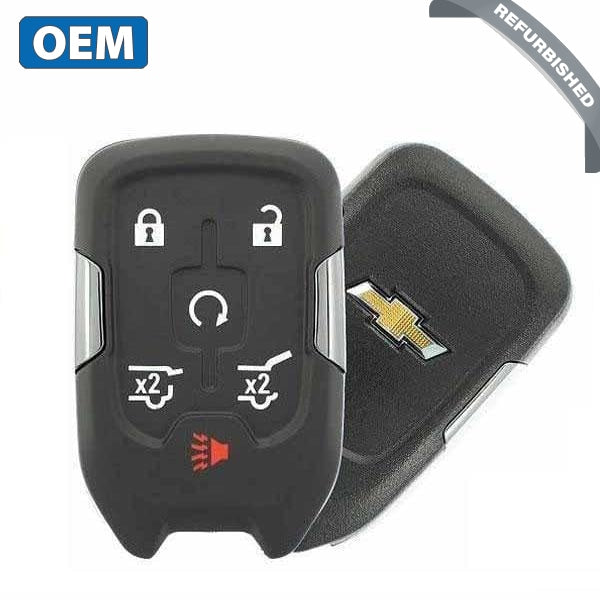 2015-2020 Chevrolet Suburban Tahoe / 6-Button Smart Key / PN: 13508278 / HYQ1AA / 315MHz (OEM Refurb)