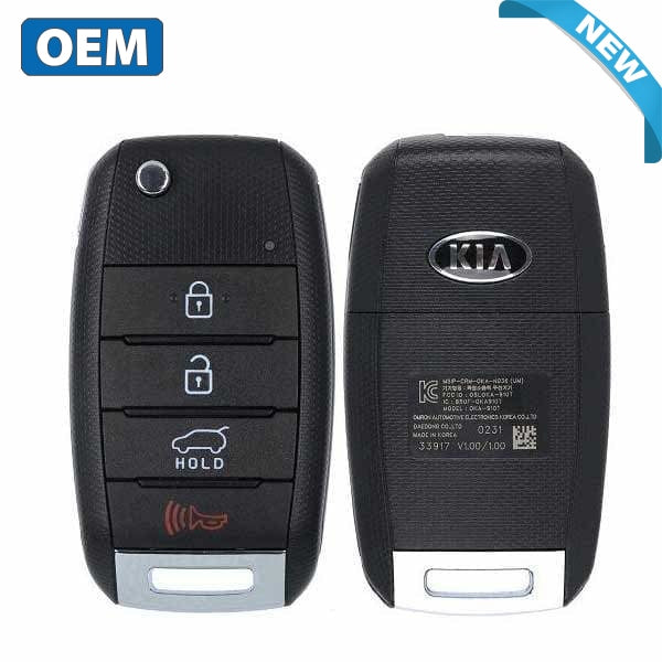 2015-2020 Kia Sorento / 4-Button Flip Key / PN: 95430-C5100 / OSLOKA-910T (UM) (OEM)