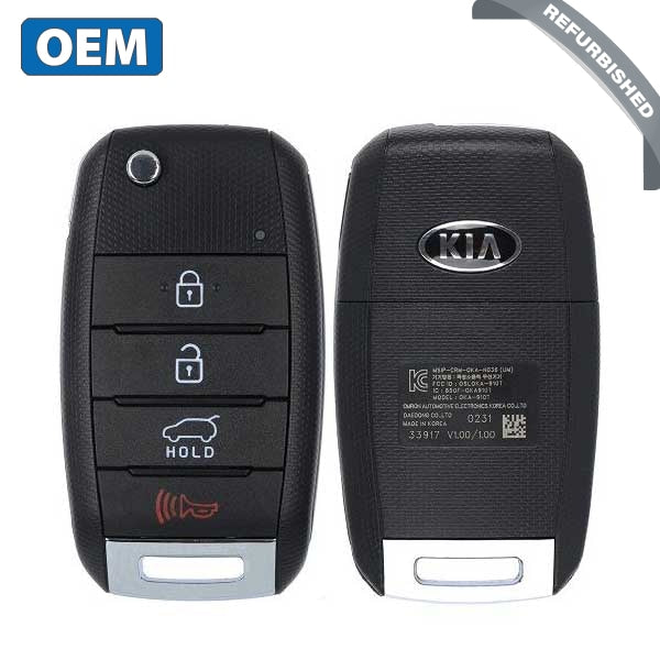 2015-2020 Kia Sorento / 4-Button Flip Key / PN: 95430-C5101 /  OSLOKA-910T (UM) (OEM Refurb)