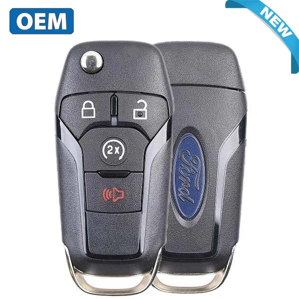 2015-2022 Ford F-Series Raptor Ranger / 4-Button Flip Key / HS / PN: 164-R8134 / N5F-A08TDA (OEM)