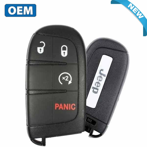 2015-2021 Jeep Renegade / 4-Button Smart Key / PN: 6BY88DX9AA 735636994 / M3N-40821302 (OEM)