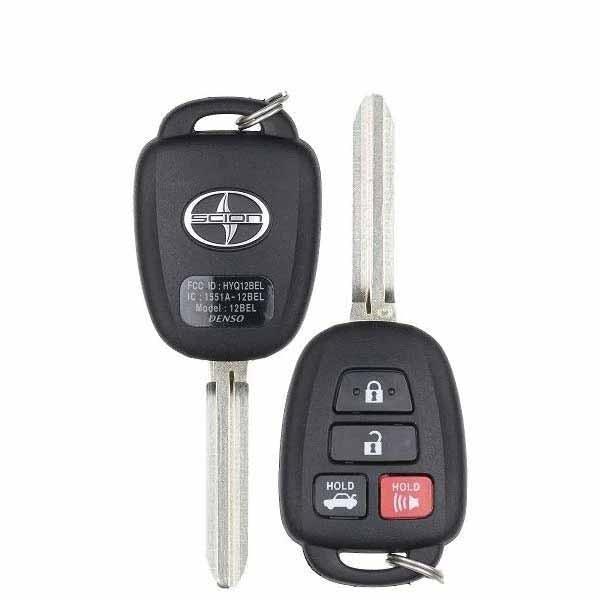 2016-2017 Scion FR-S Toyota 86 / 4-Button Remote Head Key / PN: SU003-05282 / HYQ12BEL / G Chip (OEM)