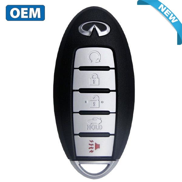 2016-2018 Infiniti Q50 Q60 / 5-Button Smart Key / PN: 285E3-4HK0A / KR5S180144014 / IC 204  (OEM)