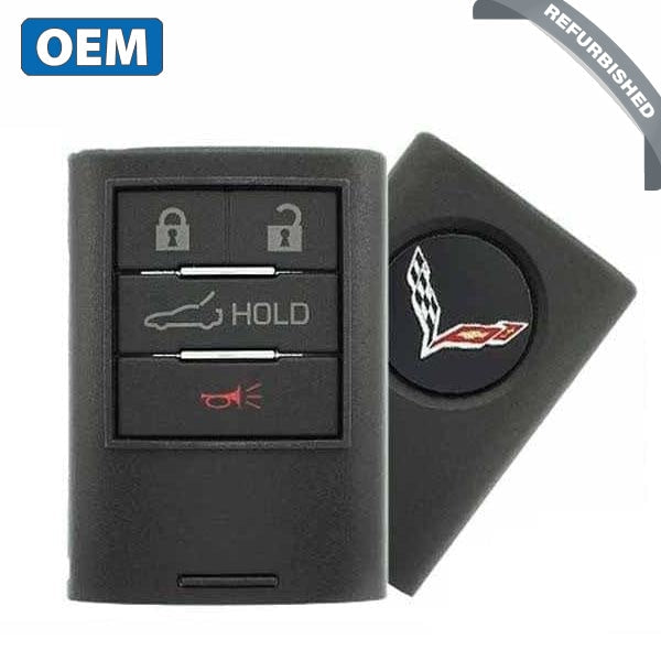 2016-2019 Chevrolet Corvette / 4-Button Smart Key / PN: 23465950 / NBGGD9C04 (OEM Refurb)
