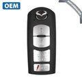 2016-2019 Mazda CX-5 / CX-9 / 4-Button Smart Key w/ Hatch / PN: TKY2-67-5DY / WAZSKE13D02 (OEM Refurb)