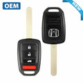 2016-2020 Honda Accord Civic / 4-Button Remote Head Key / PN: 35118-T2A-A60 / MLBHLIK6-1TA (433 MHz) (OEM)