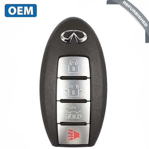 2016-2020 Infiniti Q50 Q60  / 4-Button Smart Key / PN: 285E3-4HB0C / KR5S180144204  (OEM Refurb)