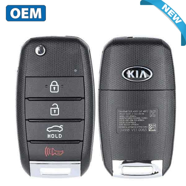 2016-2020 Kia Optima / 4-Button Flip Key / PN: 95430-D4010 / SY5JFRGE04 (JF 4BT) (OEM)