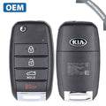 2016-2020 Kia Optima / 4-Button Flip Key / PN: 95430-D4010 / SY5JFRGE04 (JF 4BT) (OEM Refurb)