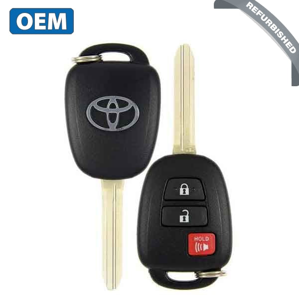 2016-2020 Toyota Tacoma / 3-Button Remote Head Key / PN: 89070-04020 / HYQ12BDP (H Chip) (OEM Refurb)