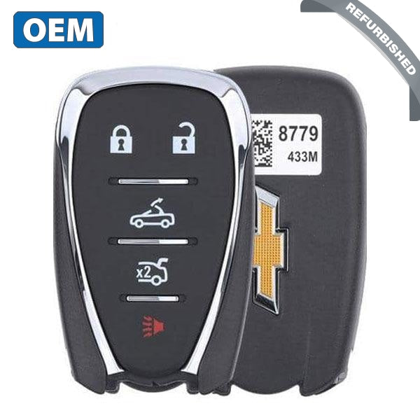 2016-2021 Chevrolet Camaro / 5-Button Smart Key / Drop Top / PN: 13529654 / HYQ4EA (OEM Refurb)
