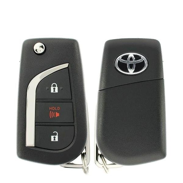 2017-2018 Toyota Corolla / 3-Button Flip Key / PN: 89070-12C20 / HYQ12BFA (H Chip) (OEM Refurb)