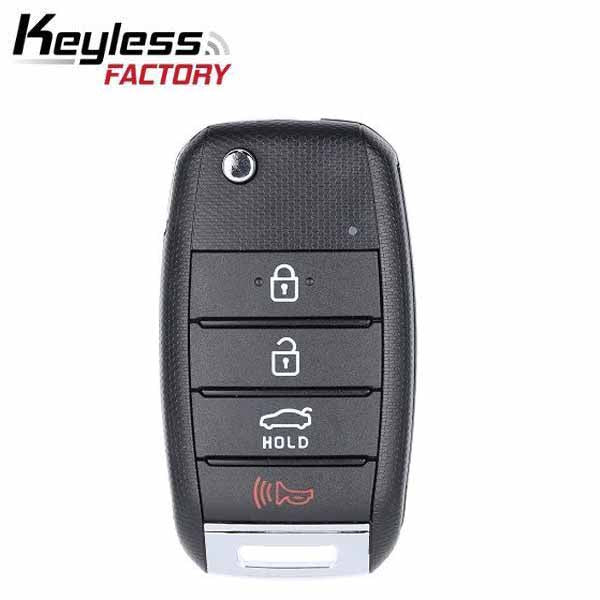 2016-2020 Kia Optima / 4-Button Flip Key / PN: 95430-D4010 / SY5JFRGE04 (JF 4BT) (AFTERMARKET)