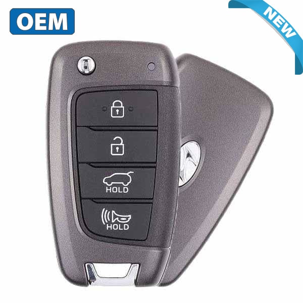 2017-2019 Hyundai Elantra GT / 4-Button Flip Key / PN: 95430-G3100 / OSLOKA-450T (OEM)