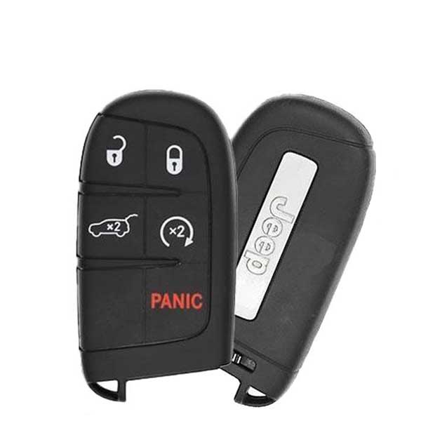 2017-2023 Jeep Compass / 5-Button Smart Key / PN: 68250343AB / M3N-40821302 (OEM Refurb)