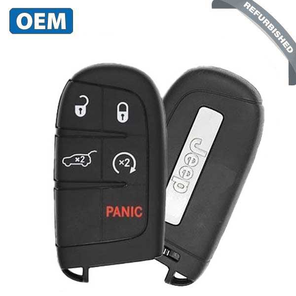 2017-2023 Jeep Compass / 5-Button Smart Key / PN: 68250343AB / M3N-40821302 (OEM Refurb)