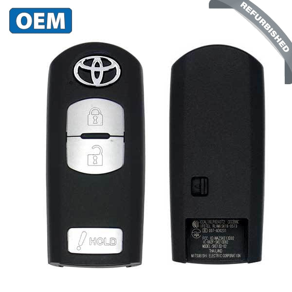 2017-2020 Toyota Yaris iA / 3-Button Smart Key / PN: 89904-WB004 / WAZSKE13D02 (OEM Refurb)